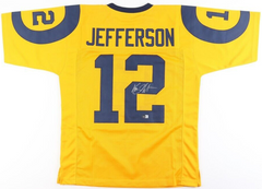 Van Jefferson Signed Los Angeles Rams Throwback Jersey (Beckett) Super Bowl LVI