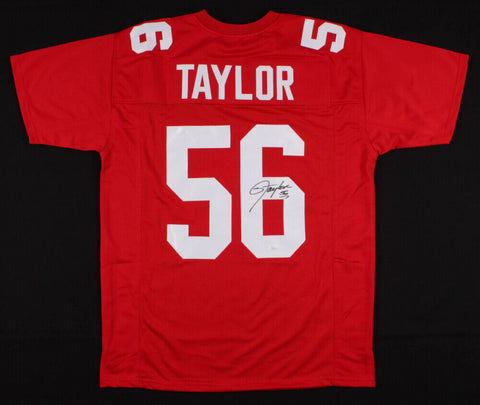 Lawrence Taylor Signed Giants Jersey (JSA COA) 2×Super Bowl Champion (XXI, XXV)