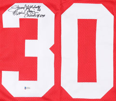 Stump Mitchell Signed Cardinals Jersey Inscribed "St. Louis Cardinals 81-89" COA