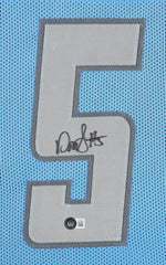 David Montgomery Signed 35x43 Framed Detroit Lions Jersey (Beckett) Iowa St. R.B