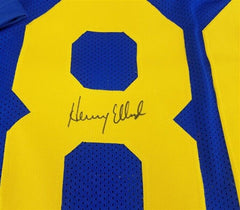 Henry Ellard Signed Los Angeles Rams Throwback Jersey  (JSA COA) Wide Receiver