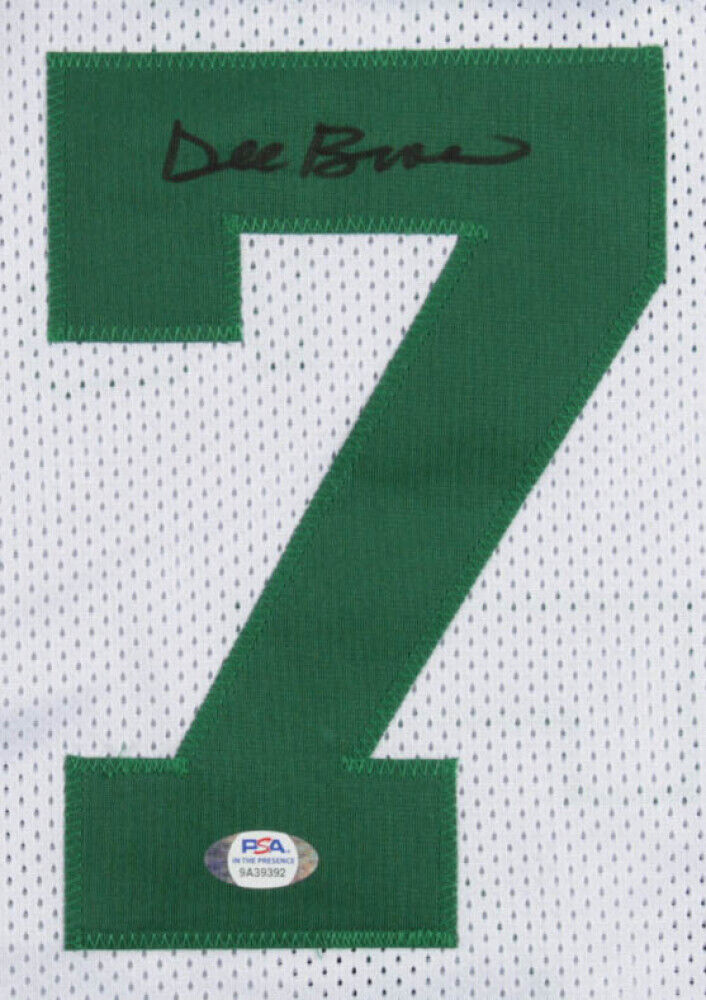 Dee Brown Signed Boston Celtics Jersey (PSA COA) 1990 1st Round Pick Point Guard