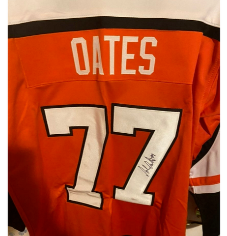 Adam Oates Signed Philadelphia Flyers Jersey (JSA COA) Hall of Fame 2012