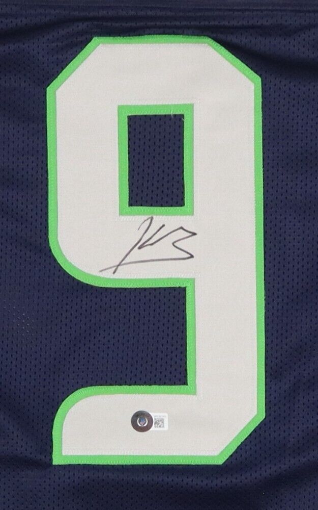 Seattle Seahawks Kenneth Walker III Autographed Blue Throwback