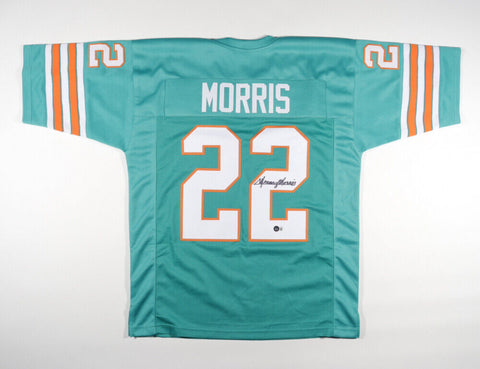 Mercury Morris Signed Miami Dolphin Jersey (Beckett Holo) 1972 Perfect Season RB