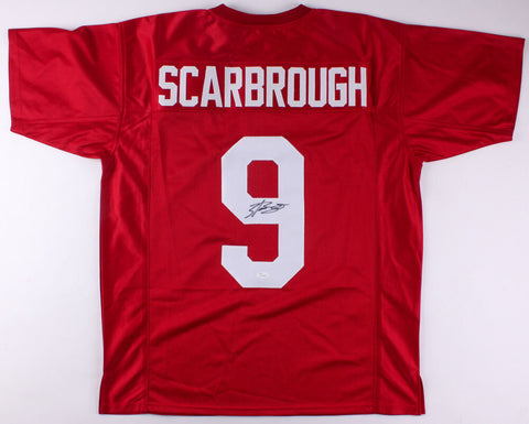 Bo Scarbrough Signed Alabama Crimson Tide Jersey (JSA) 2 time SEC Champion R.B.