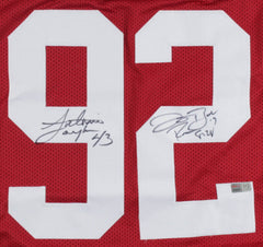 Jay Barker & Antonio Langham Signed Alabama Crimson Tide Jersey (TriStar Holo)