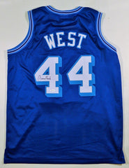 Jerry West Signed Lakers Mr. Clutch Jersey (JSA)14×NBA All-Star / 1972 NBA Champ