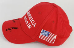 Navy Seal Robert O'Neill Signed Make America Great Again Hat "Never Quit! (PSA)