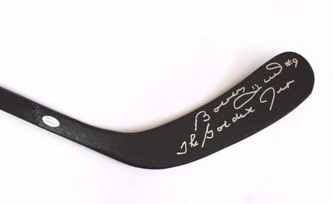 Bobby Hull Signed Full-Size Hockey Stick Inscribed "The Golden Jet" (JSA COA)