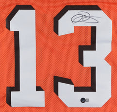 Odell Beckham Jr Signed Cleveland Browns Jersey (Beckett Hologram) 3×Pro  Bowl WR