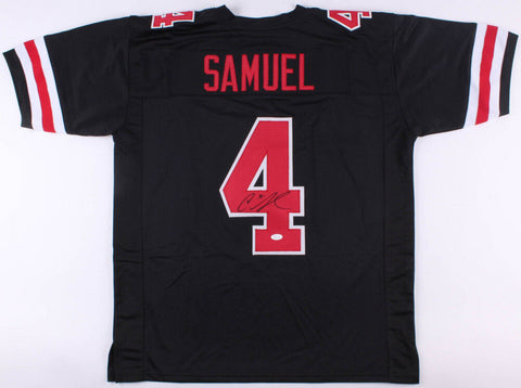 Curtis Samuel Signed Ohio State Buckeyes Black Jersey (JSA) Panthers Receiver