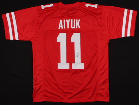 Brandon Aiyuk Signed San Francisco 49ers Jersey (Beckett COA) 1st Rd Pick W.R.