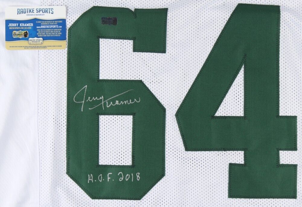 Jerry kramer 2024 signed jersey