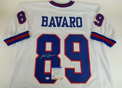 Mark Bavaro Signed New York Giants White Jersey (PSA COA) 2xSuper Bowl Champion