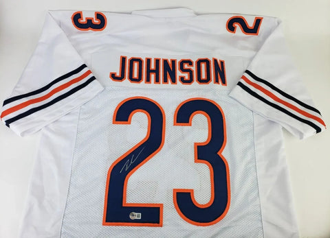 Roschon Johnson Signed Chicago Bears Jersey (Beckett) 2023 Draft Pk / U of Texas