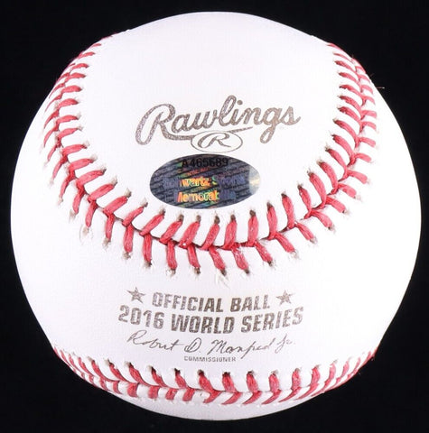 Joe Maddon Signed 2016 Chicago Cubs World Series Baseball (Schwartz Sports) Mgr.