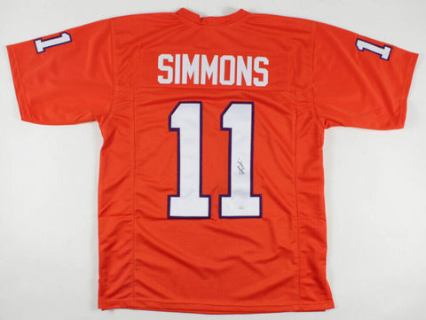 Isaiah Simmons Signed Clemson Tigers Jersey (JSA COA)2020 1st Rd Pk Arizona / LB