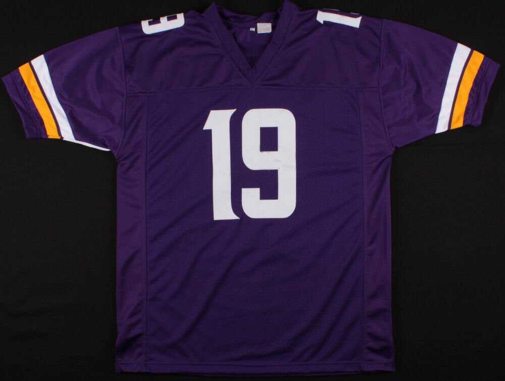 Adam Thielen Autographed Minnesota Custom Purple Football Jersey