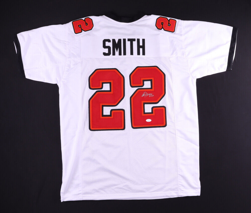 Clifton Smith Signed Tampa Bay Buccaneers Jersey Inscribed "Pnut" (JSA COA)