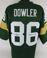 Boyd Dowler "SB I-II Champs" Signed Green Bay Packers Custom Jersey (JSA COA)