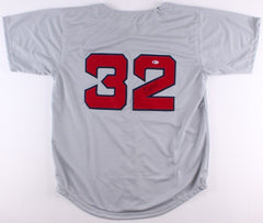 Derek Lowe Signed Red Sox Jersey (Beckett COA) World Series Champion (2004)