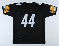 Derek Watt Signed Steeler Black Road Jersey (JSA COA) Pittsburgh Starting F..B.