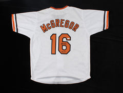 Scott McGregor Signed Baltimore Orioles Jersey Insc 83' WSC (JSA COA) 1976-1988