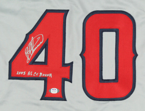 Bartolo Colon Signed Angels Jersey Inscribed "2005 AL Cy Young" (PSA Hologram)