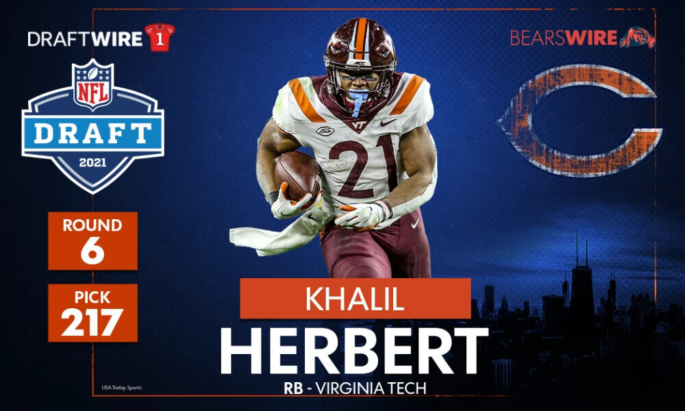 Khalil Herbert Chicago Bears Jerseys, Bears Jerseys