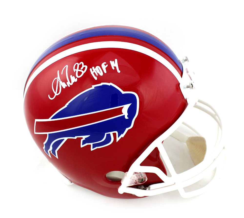 Andre Reed Signed Buffalo Bills Full-Size Helmet Inscribed 'HOF 14' (C –