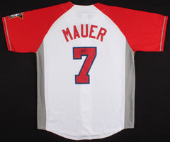 Joe Mauer Signed Minnesota Twins Jersey (JSA COA) 6x All Star Catcher / 2009 MVP