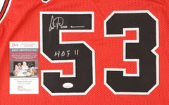 Artis Gilmore Signed Chicago Bull Jersey Inscribed "HOF 11" (JSA COA) 6xAll Star