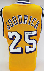 Gail Goodrich Signed Los Angeles Lakers Jersey (Beckett COA)1972 NBA Champ Guard