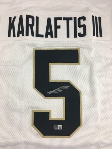 George Karlaftis Signed Purdue Boilermakers Jersey (Beckett) Jr. Defensive End