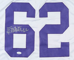 Ed White Signed Minnesota Vikings Jersey (JSA COA) 4xPro Bowl Offensive Line