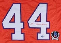 Levon Kirkland Signed Clemson Tigers Jersey (Beckett Holo) Steelers Linebacker