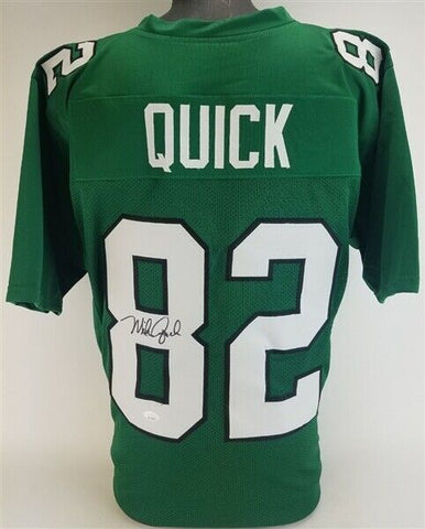 Mike Quick Signed Philadelphia Eagles Jersey (JSA COA) 5xPro Bowl Wide Receiver