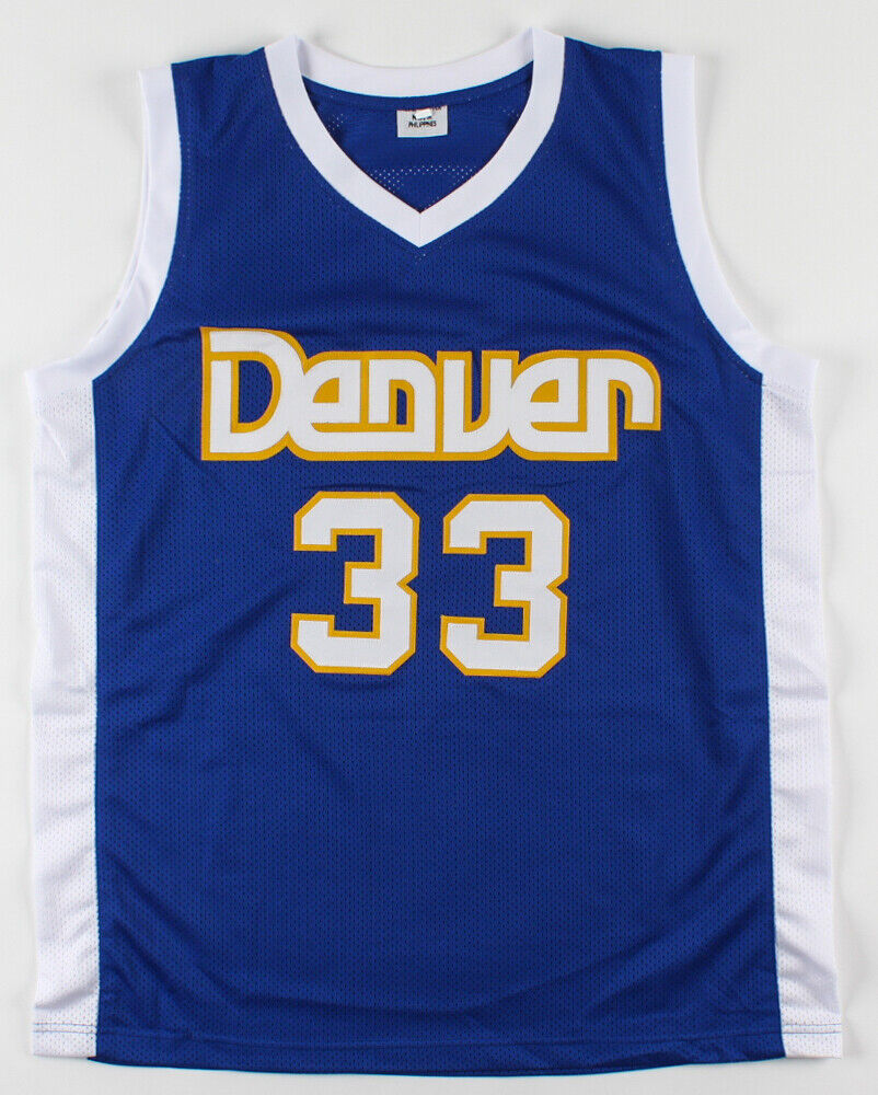 David Thompson Signed Denver Nuggets Jersey Inscribed