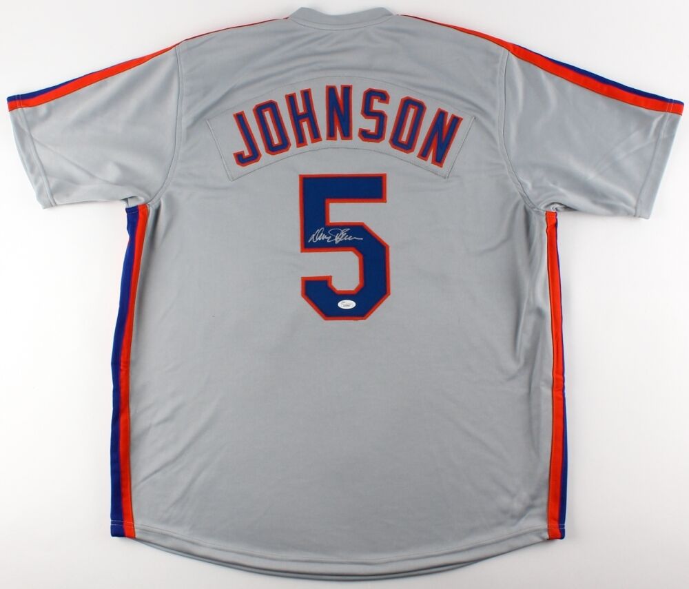 Davey Johnson Signed Mets Jersey (JSA COA) 1986 Mets World