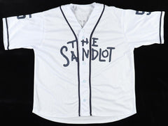 Chauncey Leopardi Signed Jersey / The Sandlot / "Squints" & "FOR EV-ERR! JSA COA