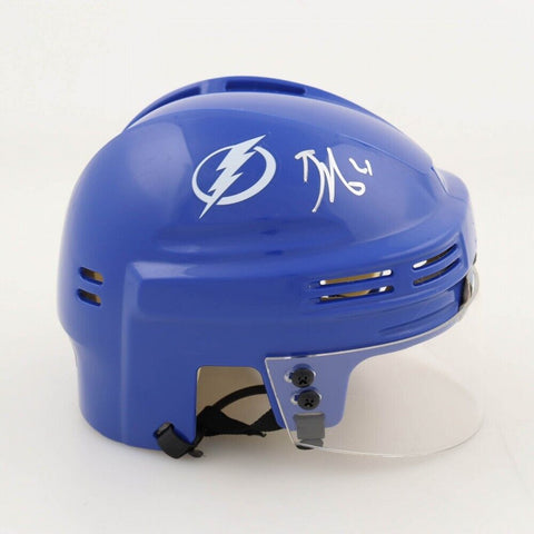 Brayden Point Signed Tampa Bay Lightning Mini-Helmet (Fanatics) 2xCup Champion