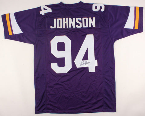 Jaleel Johnson Signed Minnesota Vikings Jersey (JSA COA) Iowa Hawkeyes  D.T.