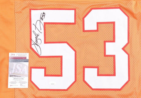 Hugh Green Signed Tampa Bay Buccaneer Creamsicle Jersey (JSA COA) 2xPro Bowl L.B