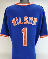 Mookie Wilson "1986 World Series Champs" Signed New York Mets Jersey (Steiner)