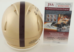 Zay Flowers Signed Boston College Eagles Speed Mini Helmet (JSA COA) Ravens W.R.