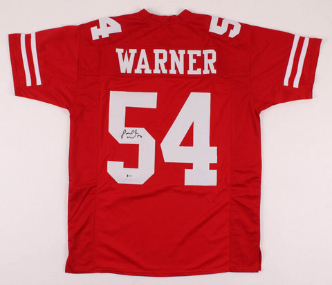 Fred Warner Signed San Francisco 49ers Jersey (Beckett Holo) 2020 Pro Bowl L.B.