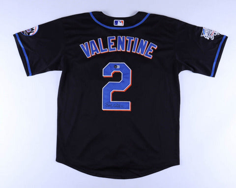 Bobby Valentine Signed Mets Jersey (Beckett COA) New York Manager 1996–2002