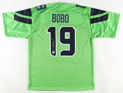 Jake Bobo Signed Seattle Seahawks Color Rush Green Jersey (JSA) Ex-UCLA Bruin WR