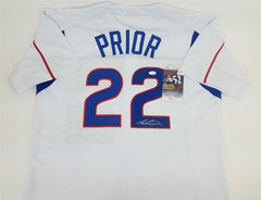 Mark Prior Signed Chicago Cubs Jersey (JSA COA) Current Dodgers Pitching Coach